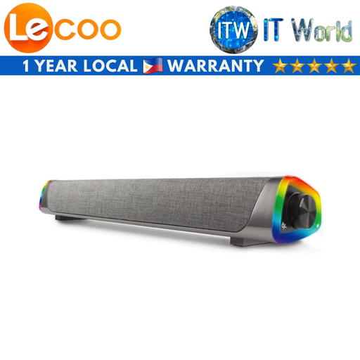 [DS101 DESKTOP SPEAKER (USB/BLUETOOTH)] Lecoo DS101 Stereo Music Surround Desktop Soundbar Speaker
