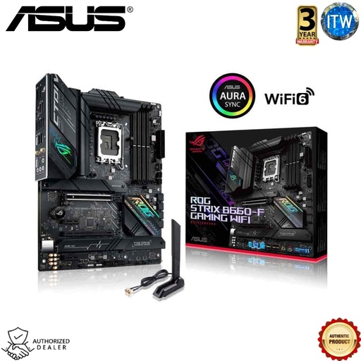 [ROG STRIX B660-F] Asus Rog Strix B660-F Gaming WiFi DDR5 - Intel® B660 Chipset, LGA 1700 ATX Motherboard