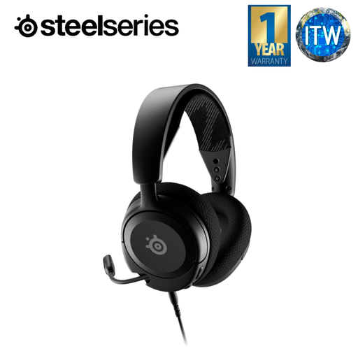 [61606 Black] Steelseries Arctis Nova 1 - 36 Ohm, Gaming Headset (in Black and White) (Black)