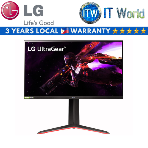 [27GP850-B] Itw | LG Gaming Monitor 27&quot; (2560x1440 QHD) / 165 (OC 180Hz) / IPS / 1ms (GTG) / Ultragear 27GP850-B