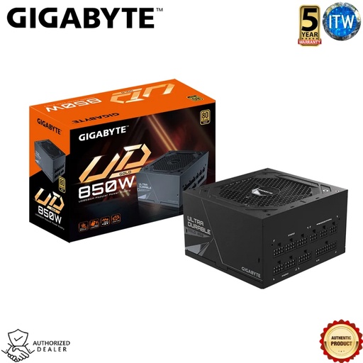 [GP-UD850GM] Gigabyte UD850GM - 850W, Active PFC, Ultra Durable 80 PLUS Gold certified PSU (GP-UD850GM)