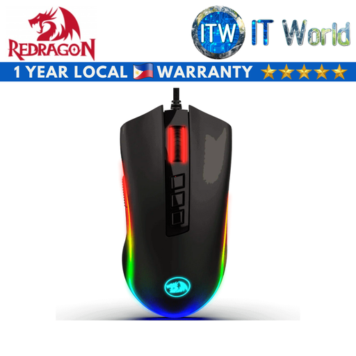 [M711-2] Redragon Cobra M711 RGB - 7 Programmable Buttons, 10,000DPI, Wired Optical Gaming Mouse