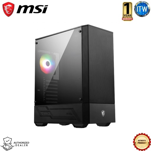 [Forge 110R] MSI Mag Forge 110R - Supports ATX / Micro-ATX / Mini-ITX, Mid-Tower PC Case