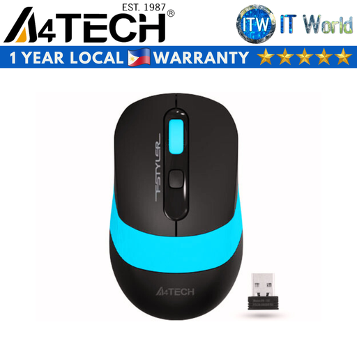 [FG10 Blue] A4tech FG10 - 2.4G Wireless Mouse (Blue) (Blue)
