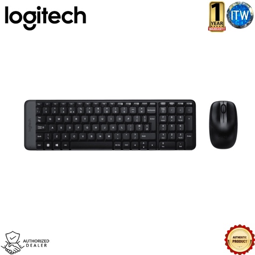 [MK220] Logitech MK220 Wireless Keyboard and Mouse Combo - Space-Saving Wireless Combo