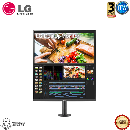 [28MQ780-B] LG 28MQ780-B - 28 inch, 16:18 Dual Up Monitor with Ergo Stand and USB Type-C