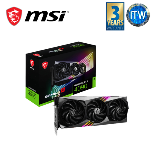 [912-V510-006] MSI GeForce RTX 4090 GAMING X TRIO 24G 24GB GDDR6X Graphics Card 912-V510-006