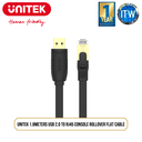 Unitek Cable 1.8Meters USB 2.0 to RJ45 Console Rollover Flat Gold-Plated Cable (Y-SP02001B)