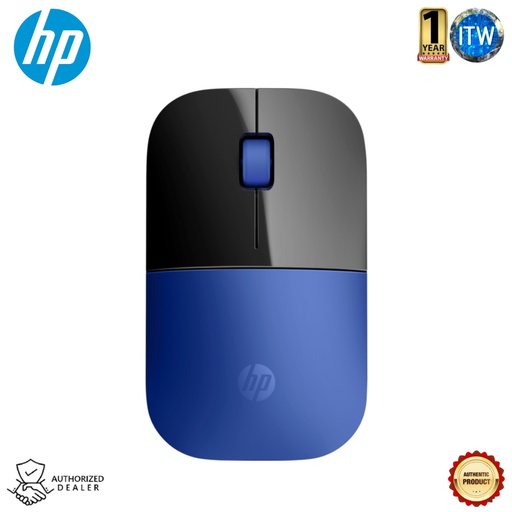 [V0L81AA] HP Z3700 Blue Wireless Mouse - 2.4GHz Wireless Connection (V0L81AA)